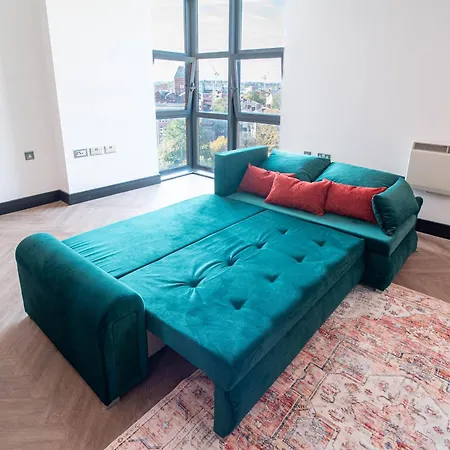 Central Leeds Apartment With Balcony Sleeps 6 Near Lgi Apartman *